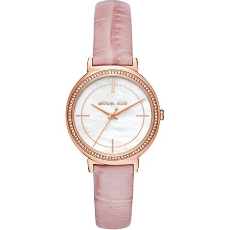 pink leather michael kors watch|Michael Kors female watches.